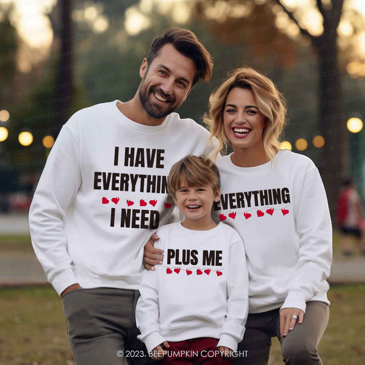 Funny Group Valentine Party Matching Sweatshirt