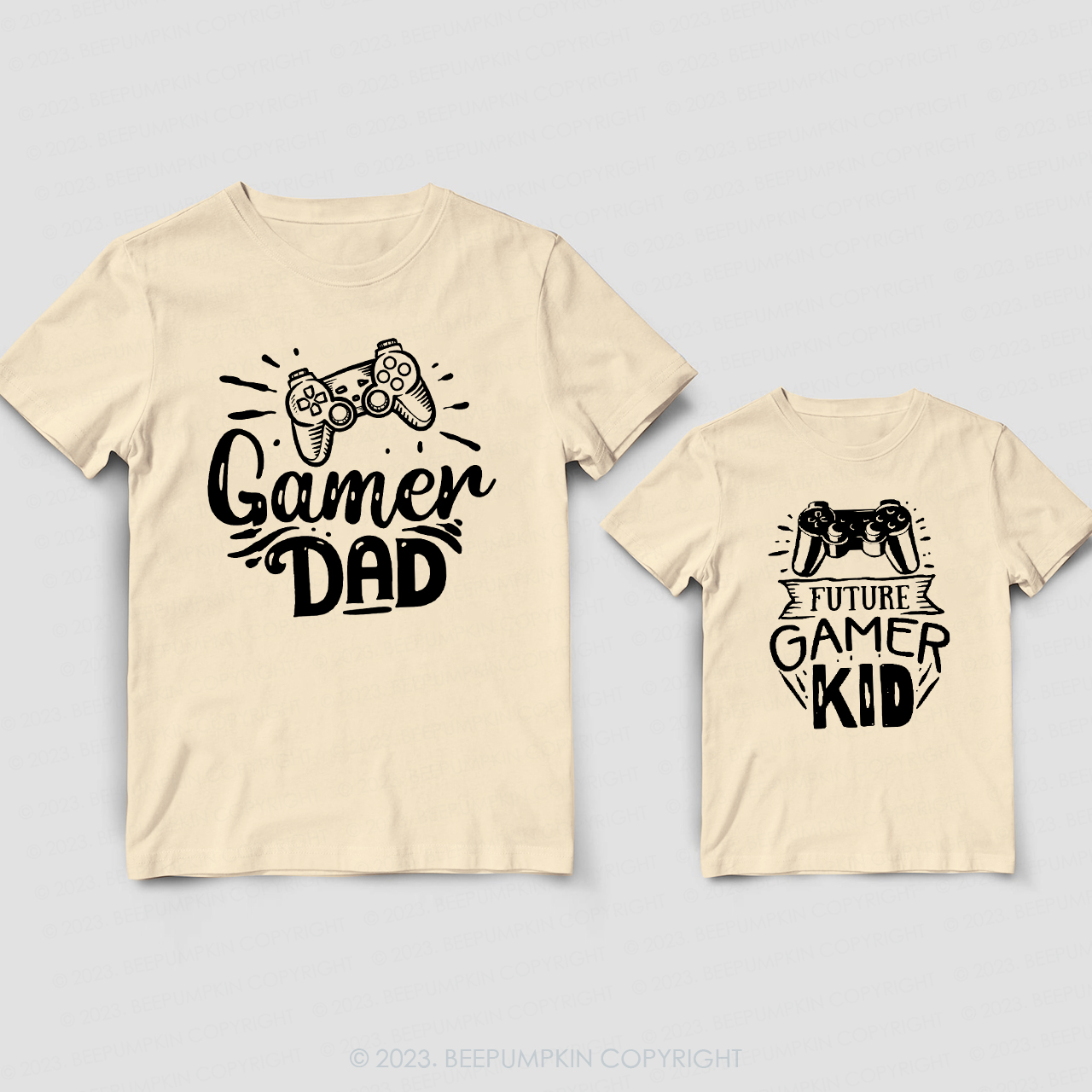 Gamer Dad & Future Gaming Kid Dad & Me Matching T-Shirts