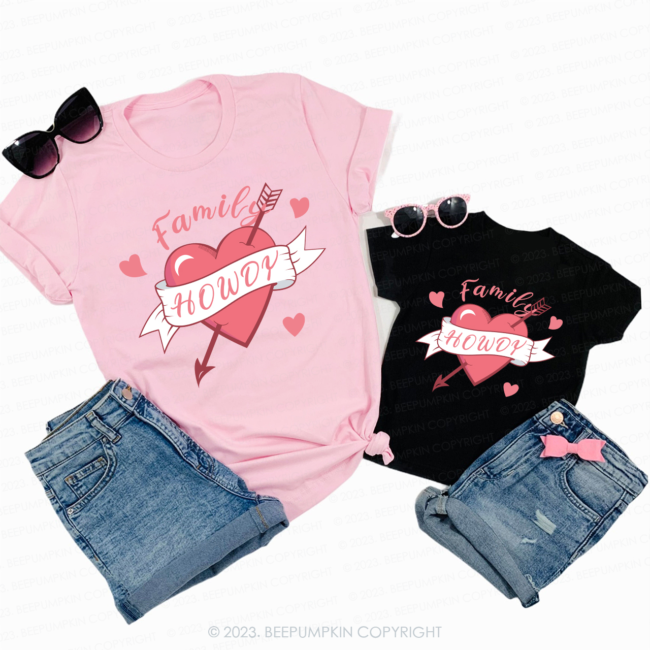 Howdy Sweet Candy Love Valentine Party Matching Shirts