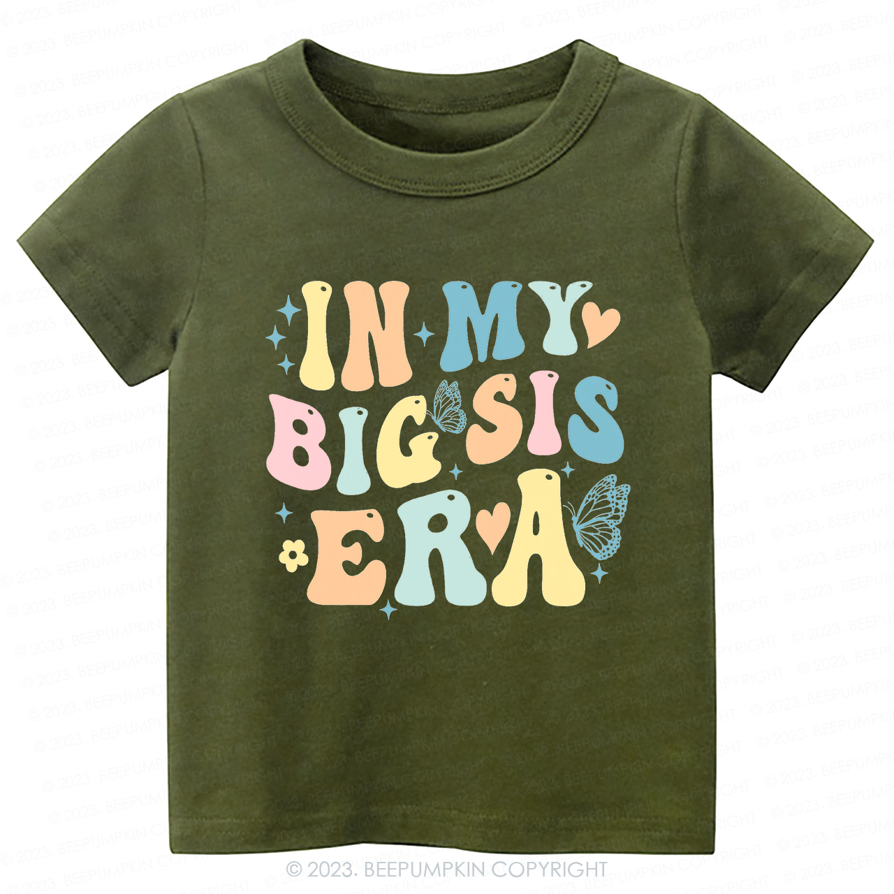  In My Big Sis Era -Toddler Tees