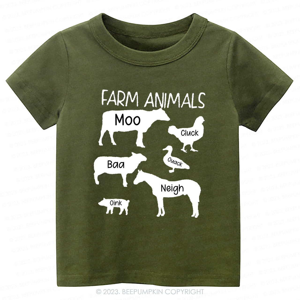 Funny Farm Animal Sounds -Toddler Tees