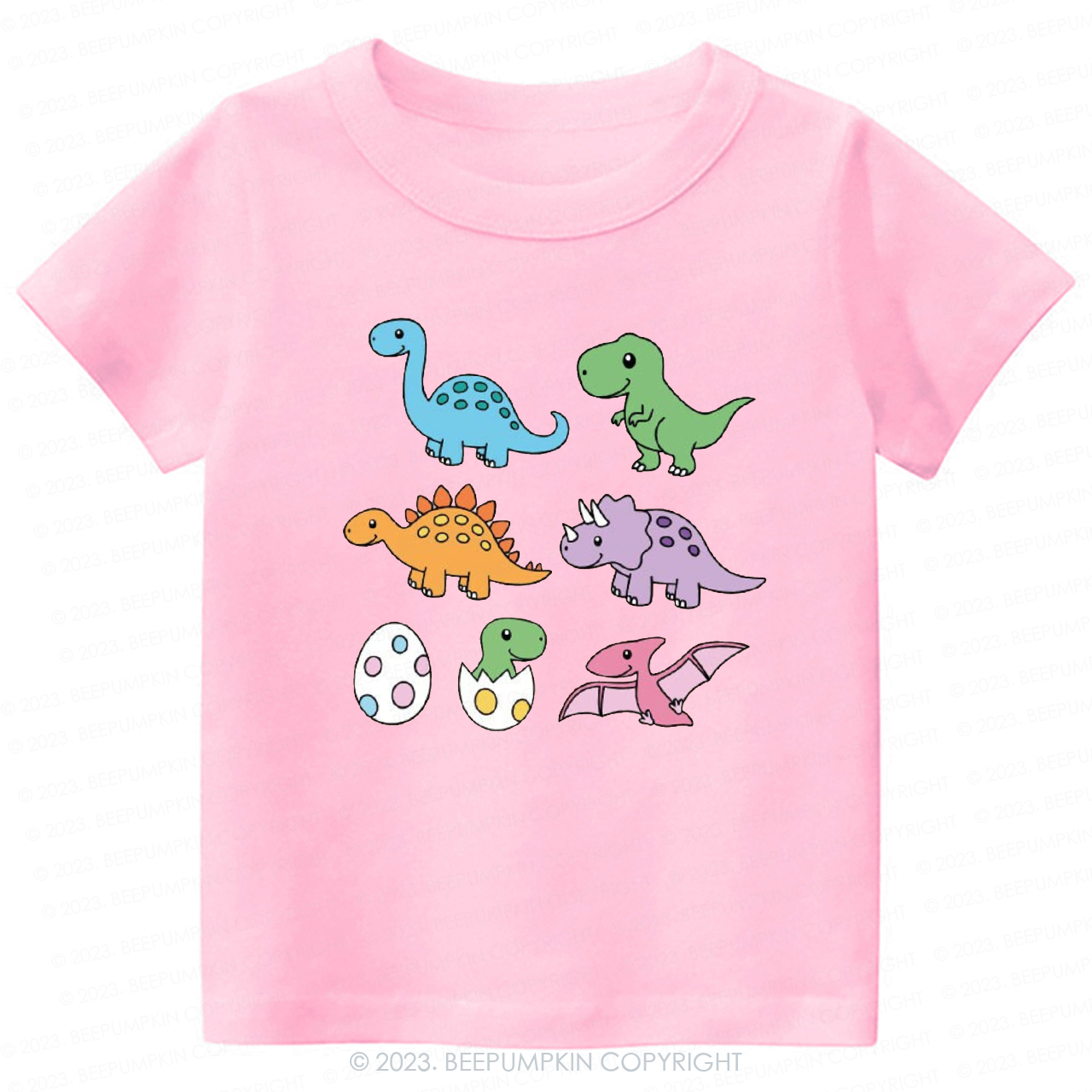Colorful Dinosaur Gift -Toddler Tees