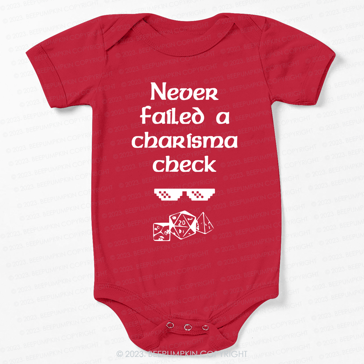A Charisma check Bodysuit For Baby