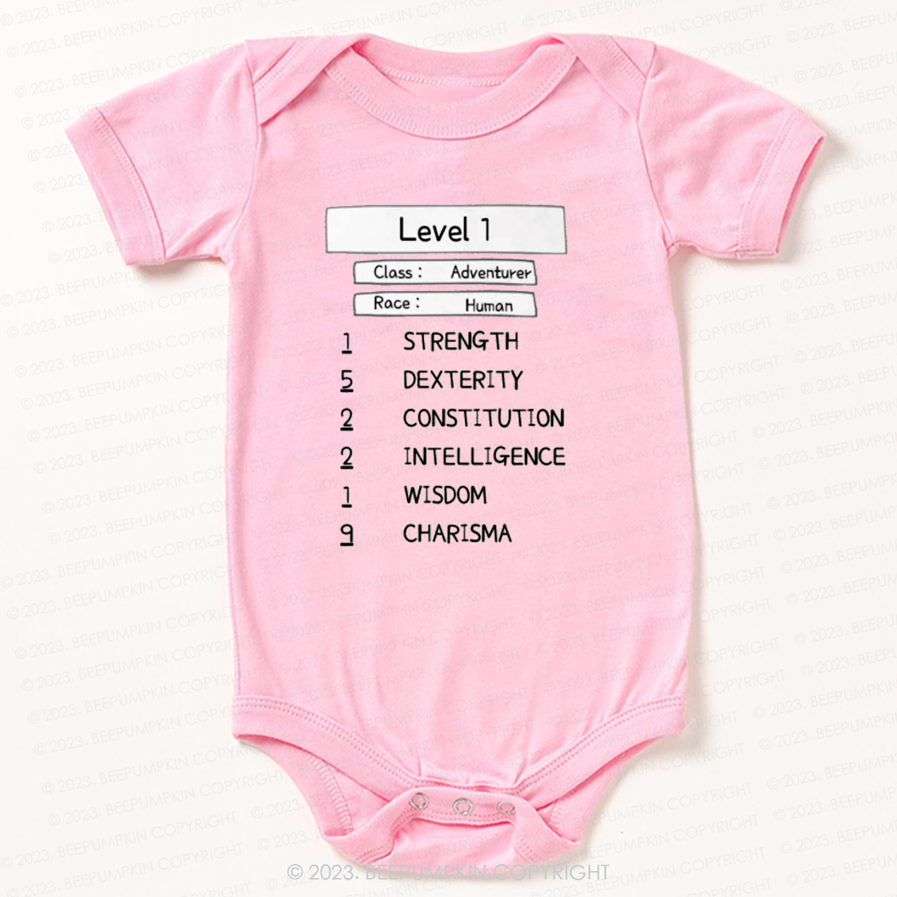 Level 1 Human Adventurer Bodysuit For Baby