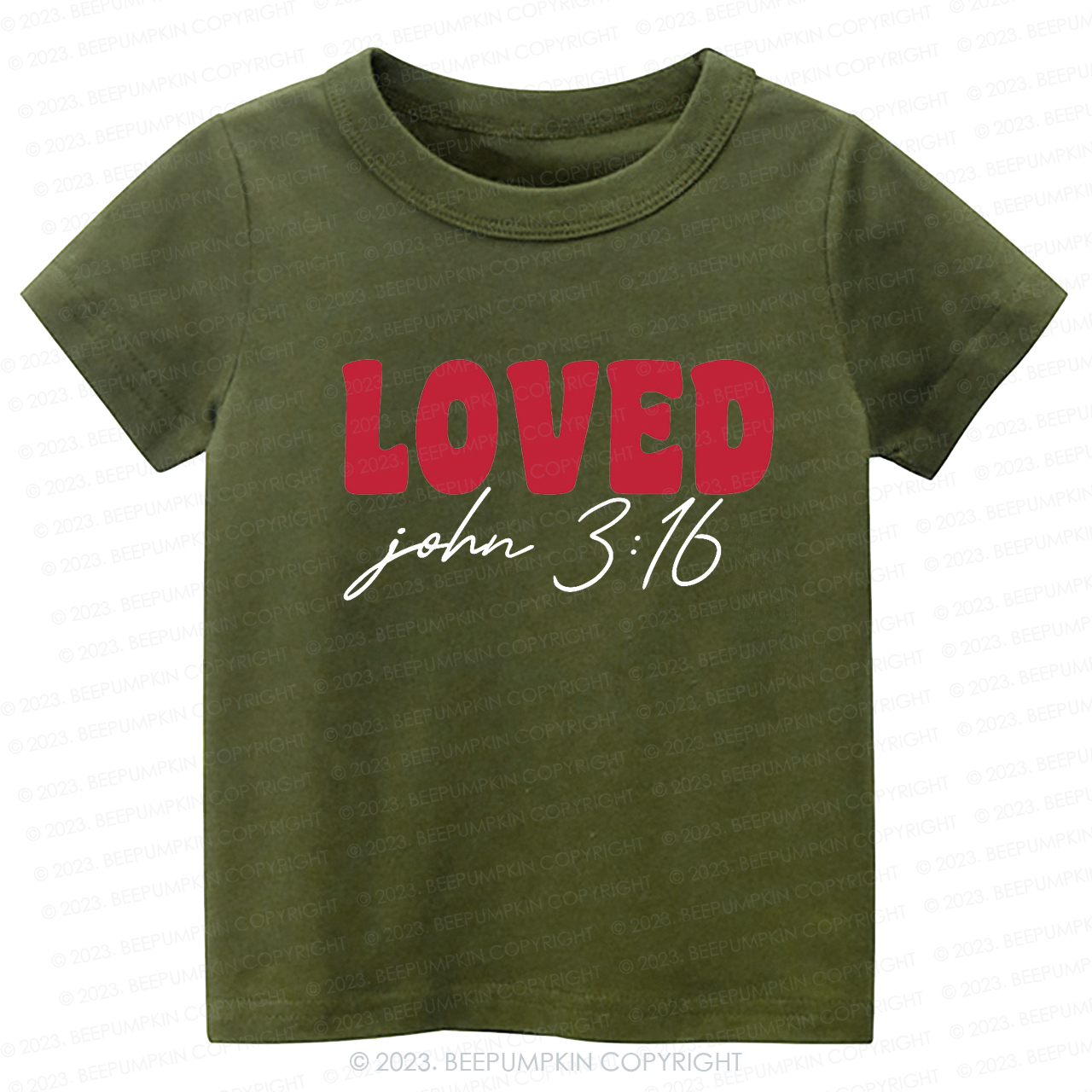 Loved Christian Retro Toddler -Toddler Tees
