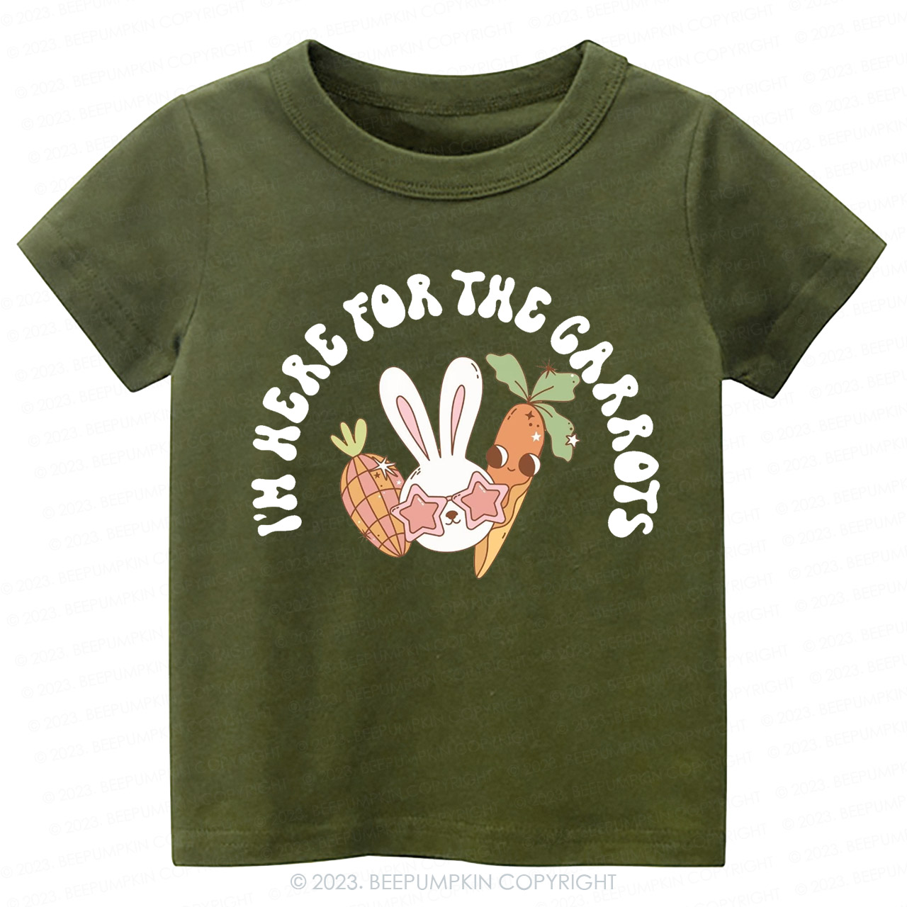 I'm Here For The Carrots Easter Bunny -Toddler Tees