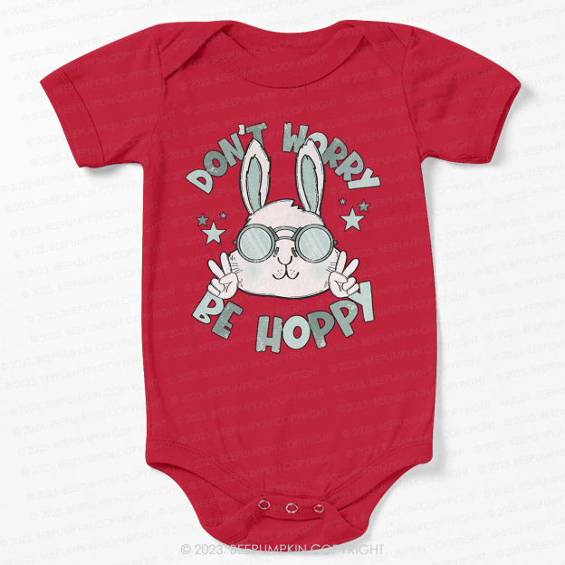 Don't Worry Be Hoppy Bodysuit For Baby
