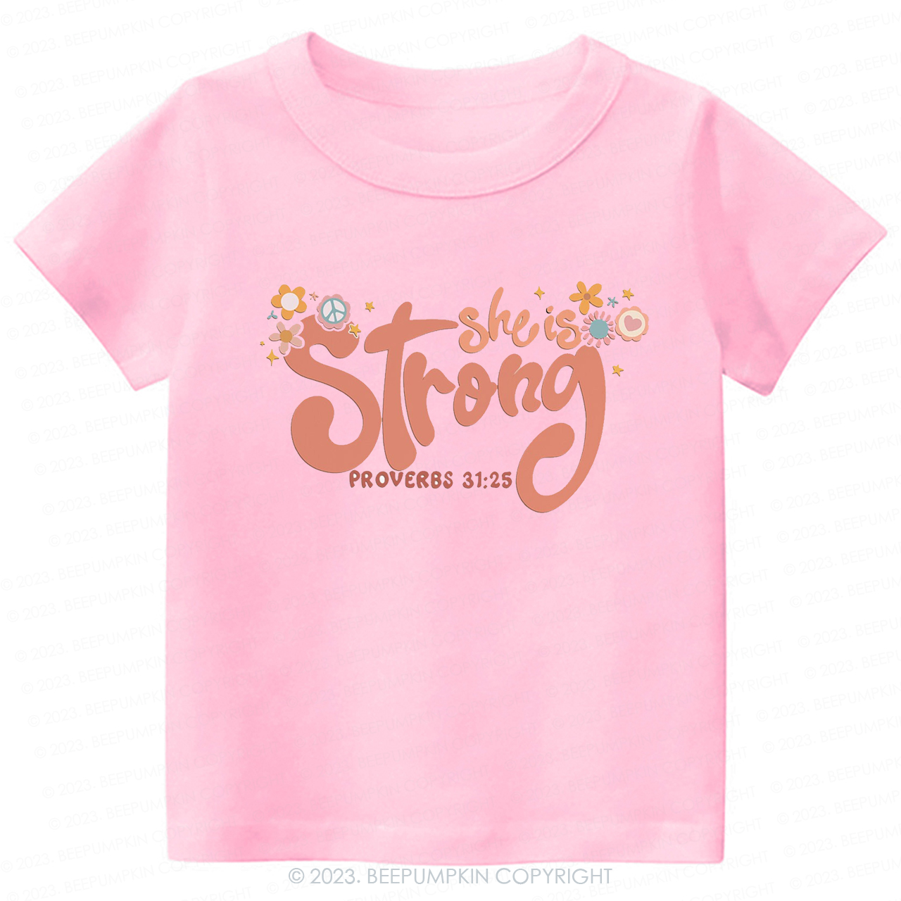 She is Strong Proverbs 31:25-Toddler Tees