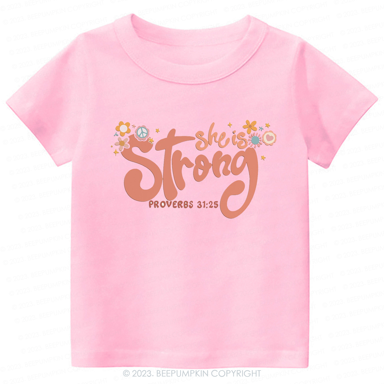 She is Strong Proverbs 31:25-Toddler Tees