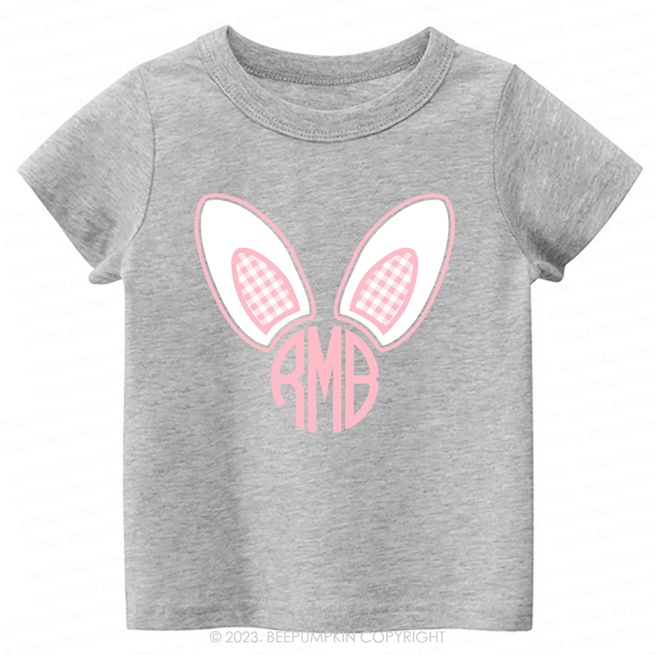 Monogrammed Bunny Easter -Toddler Tees
