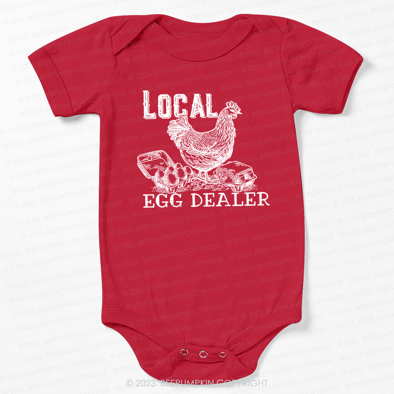 Local Egg Dealer Kids Retro Bodysuit For Baby