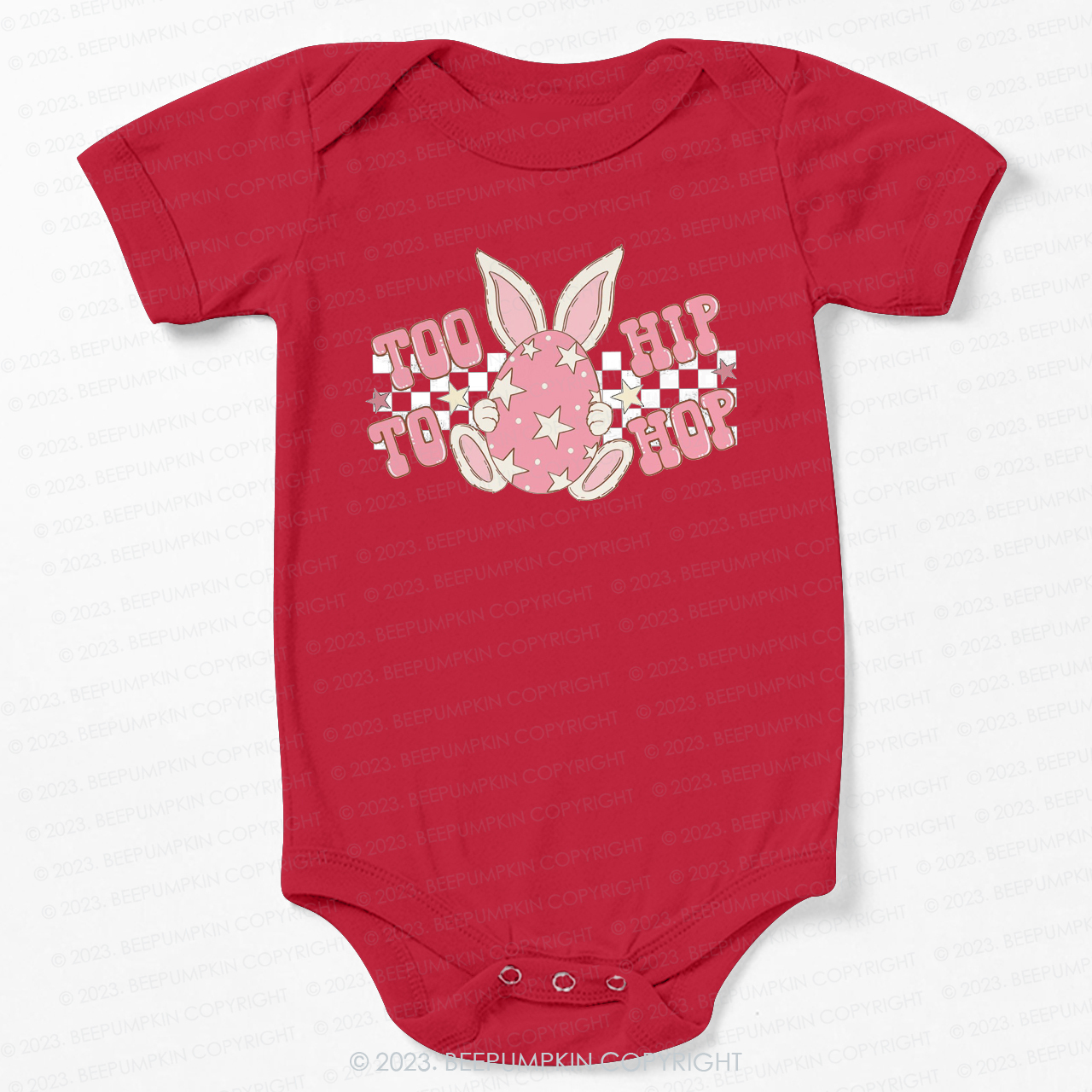 Too Hip To Hop Pink Bodysuit For Baby