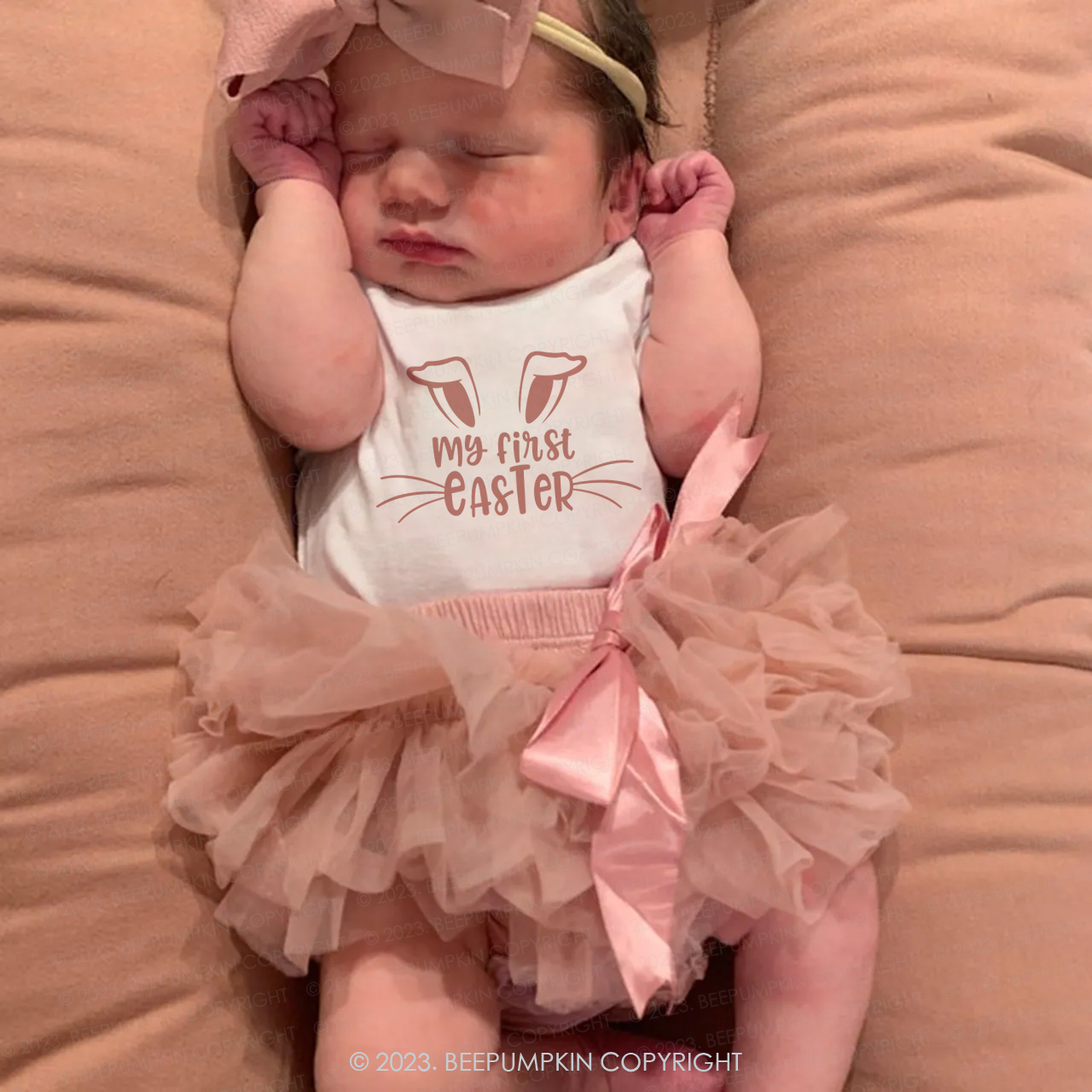 Personalized My First Easter Sweatshirt Romper, My First Easter Baby