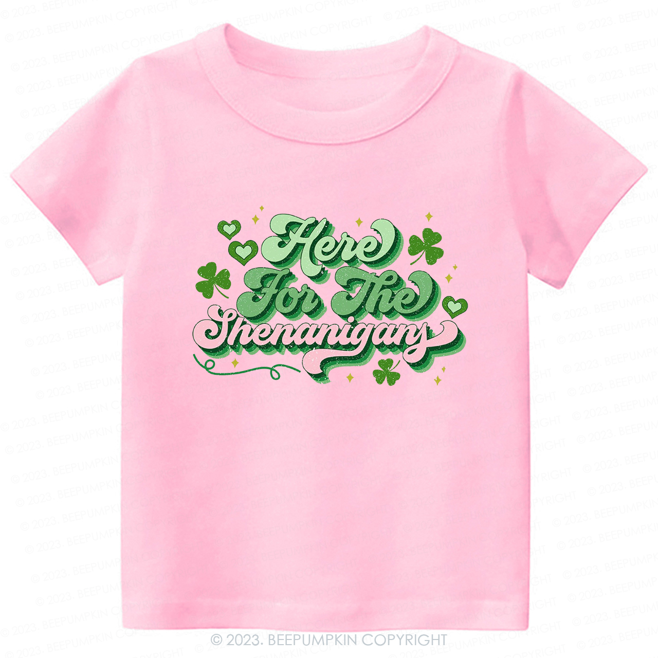Here For The Shenanigans St.Patricks Day -Toddler Tees
