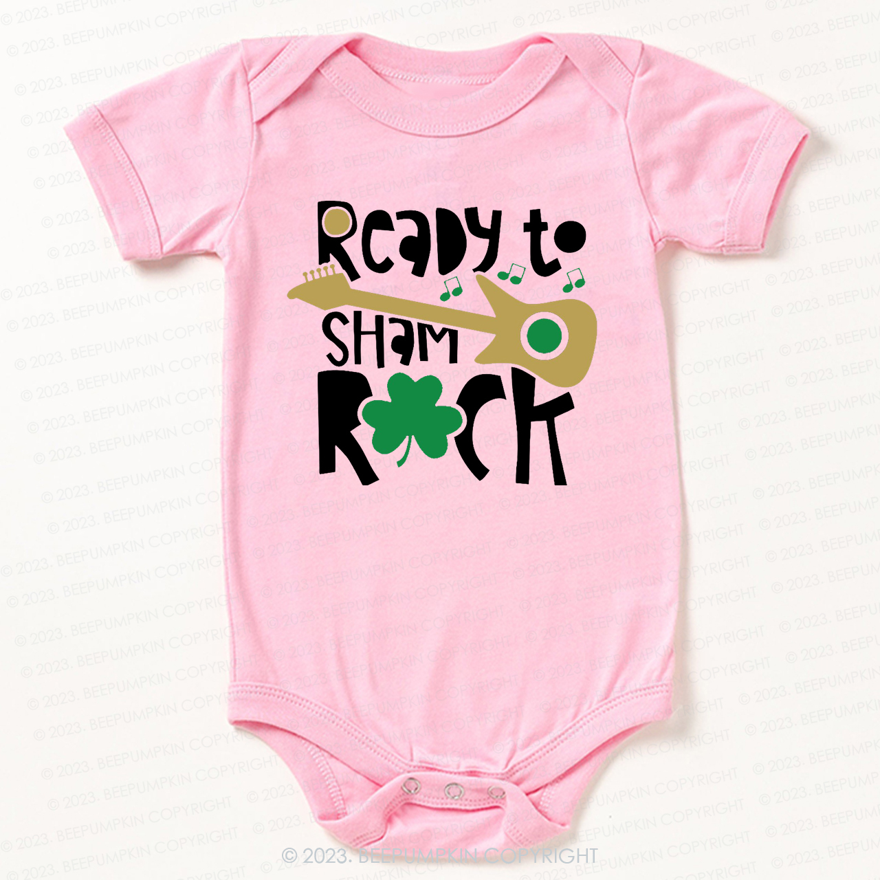 Ready to Shamrock St.Patricks Day Bodysuit For Baby