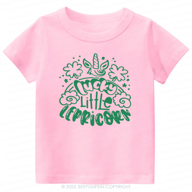 Lucky Little Lepricorn St.Patricks Day -Toddler Tees