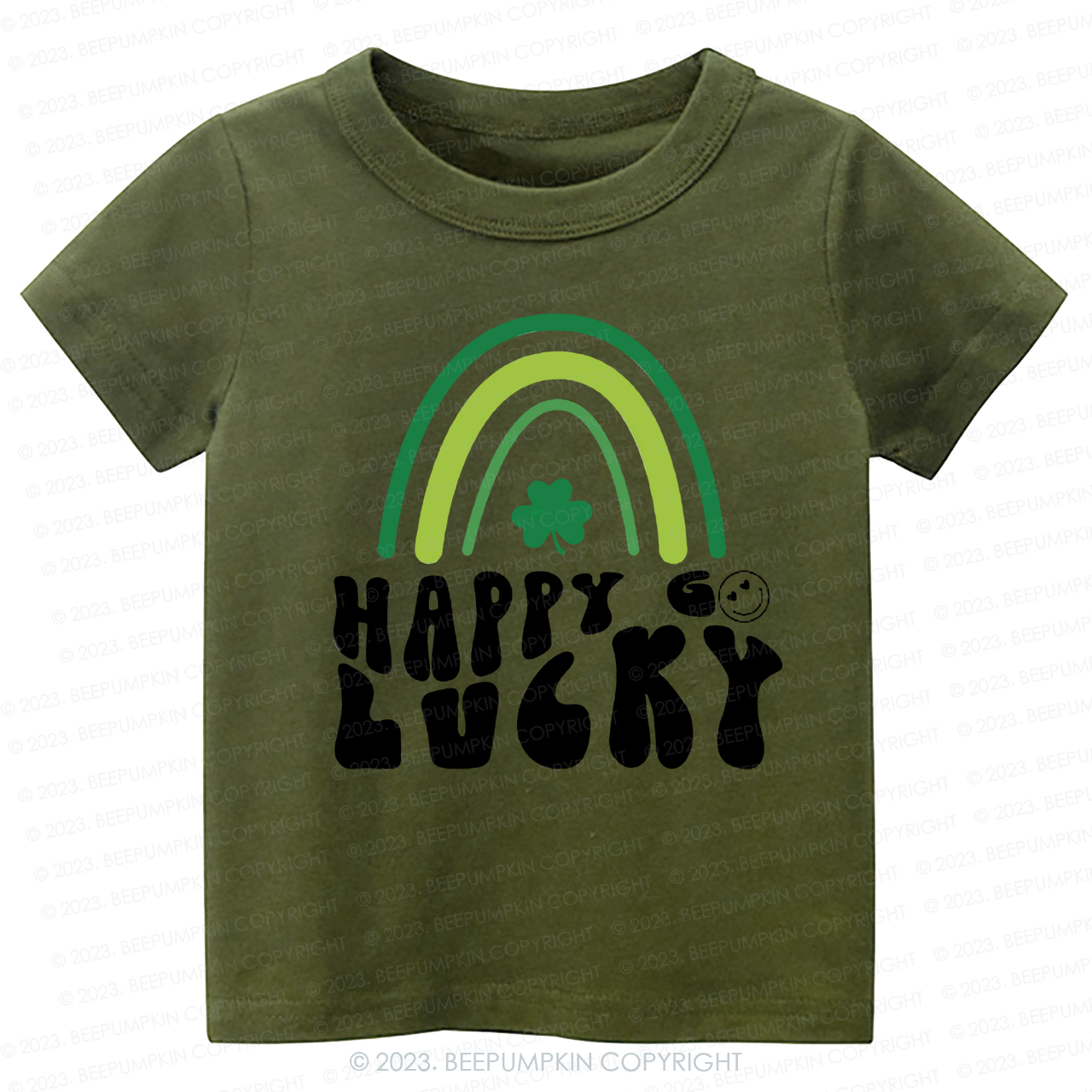 Happy Go lucky St.Patricks Day -Toddler Tees