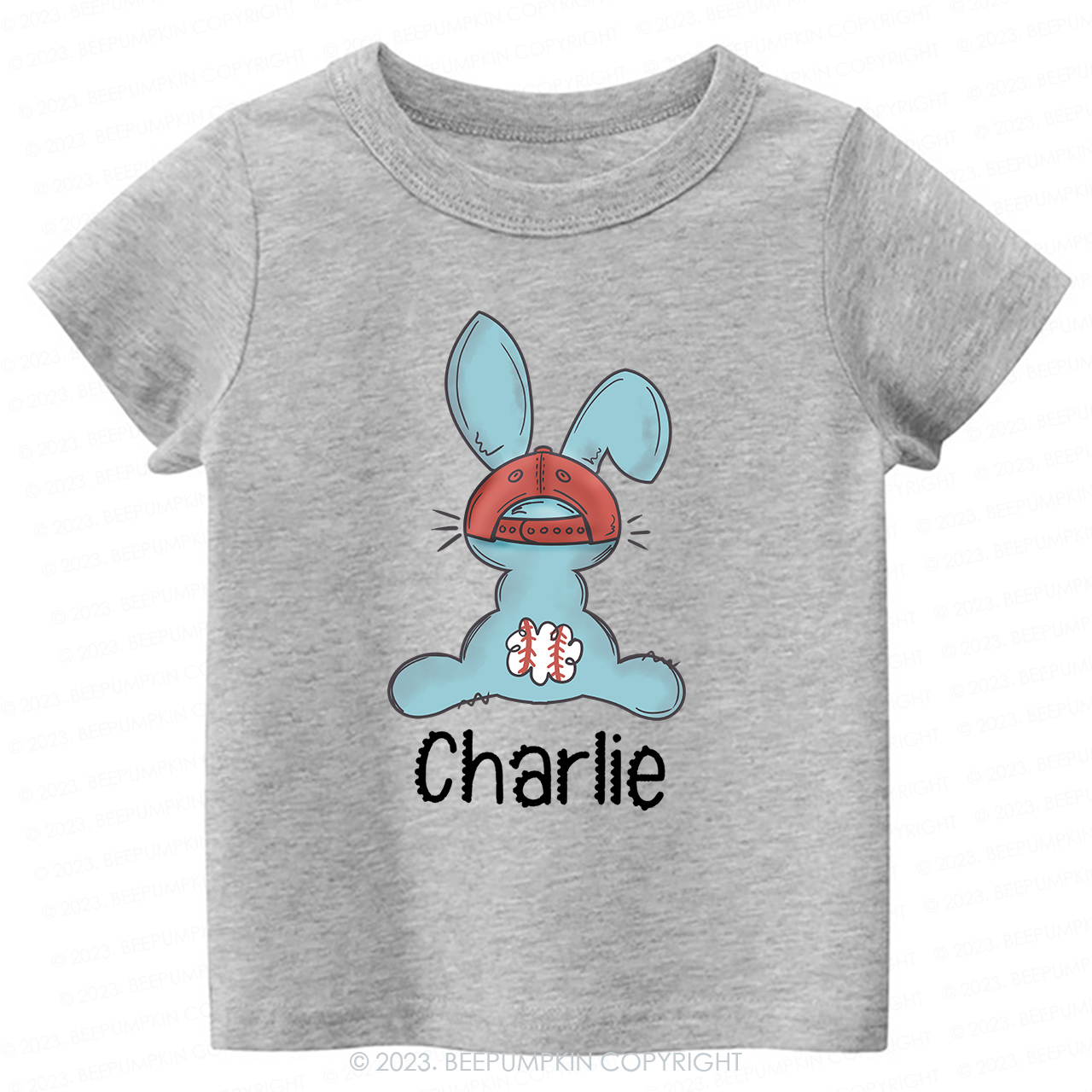 Baseball Easter Bunny-Toddler Tees