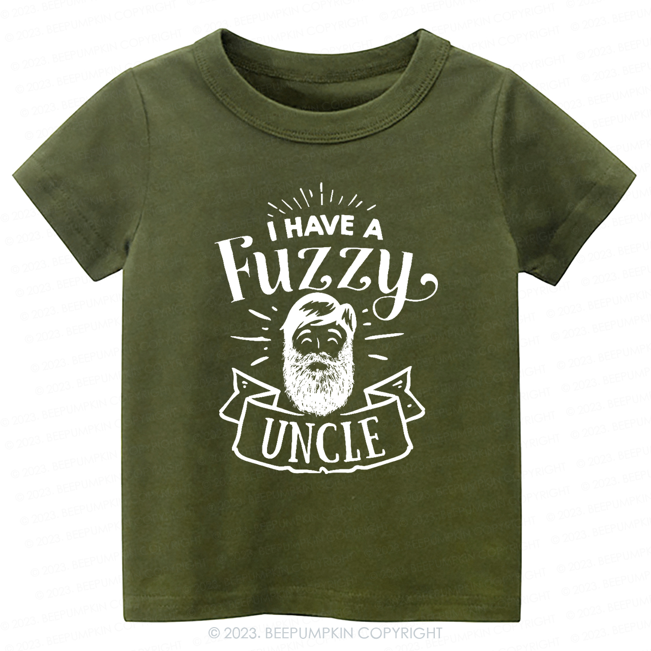  I Have a Fuzzy Uncle -Toddler Tees