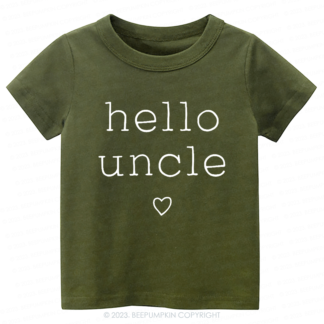 Hello Uncle -Toddler Tees