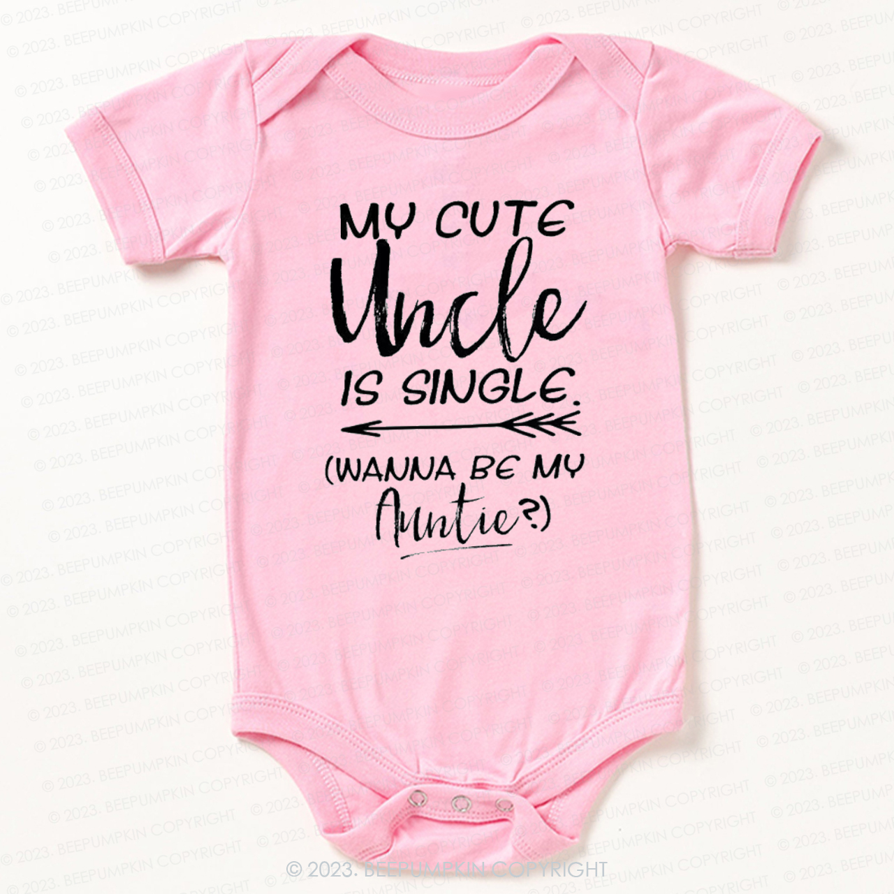 My Cute Uncle Is Single Bodysuit For Baby