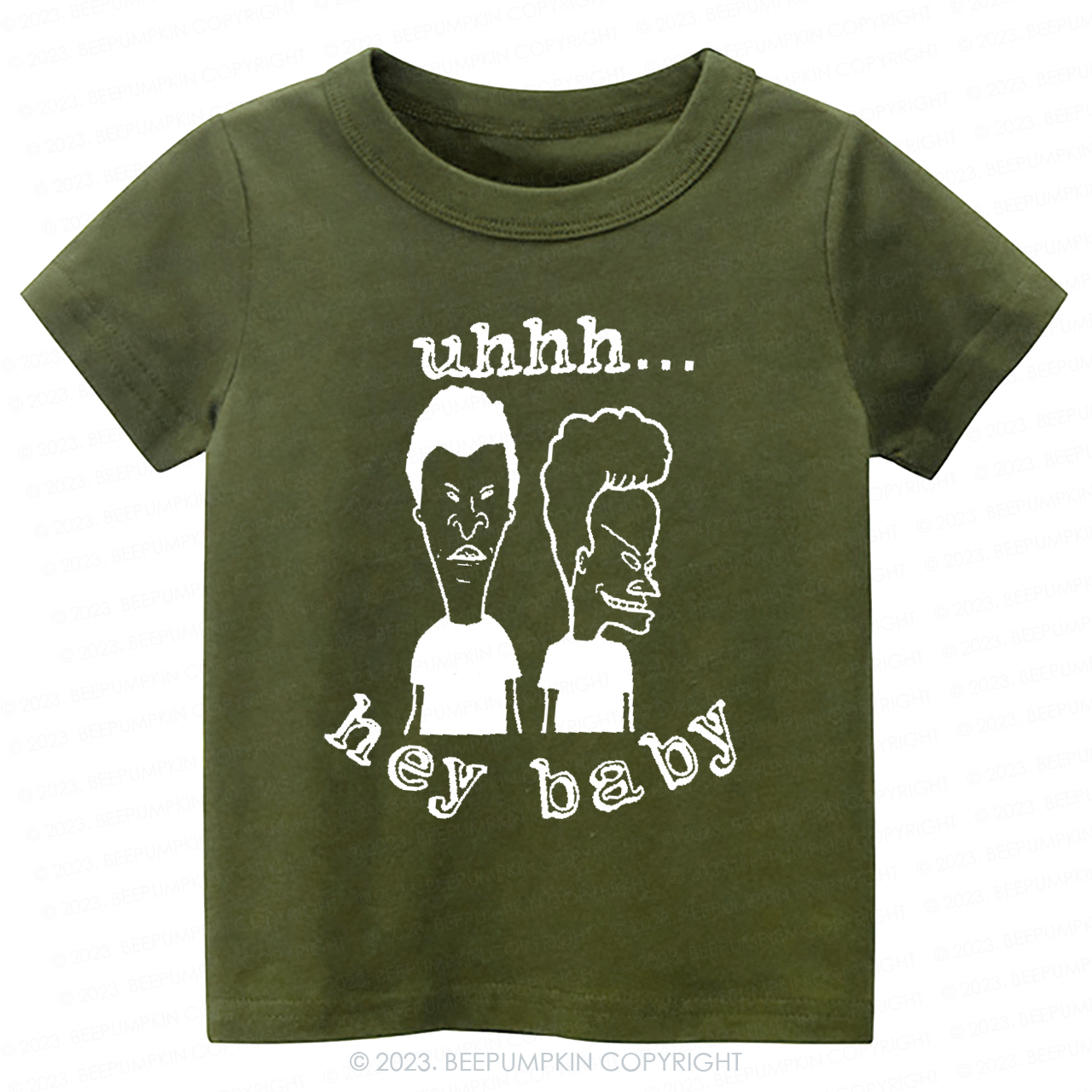 Hey Baby Beavis Butthead Funny 90s Graphic-Toddler Tees