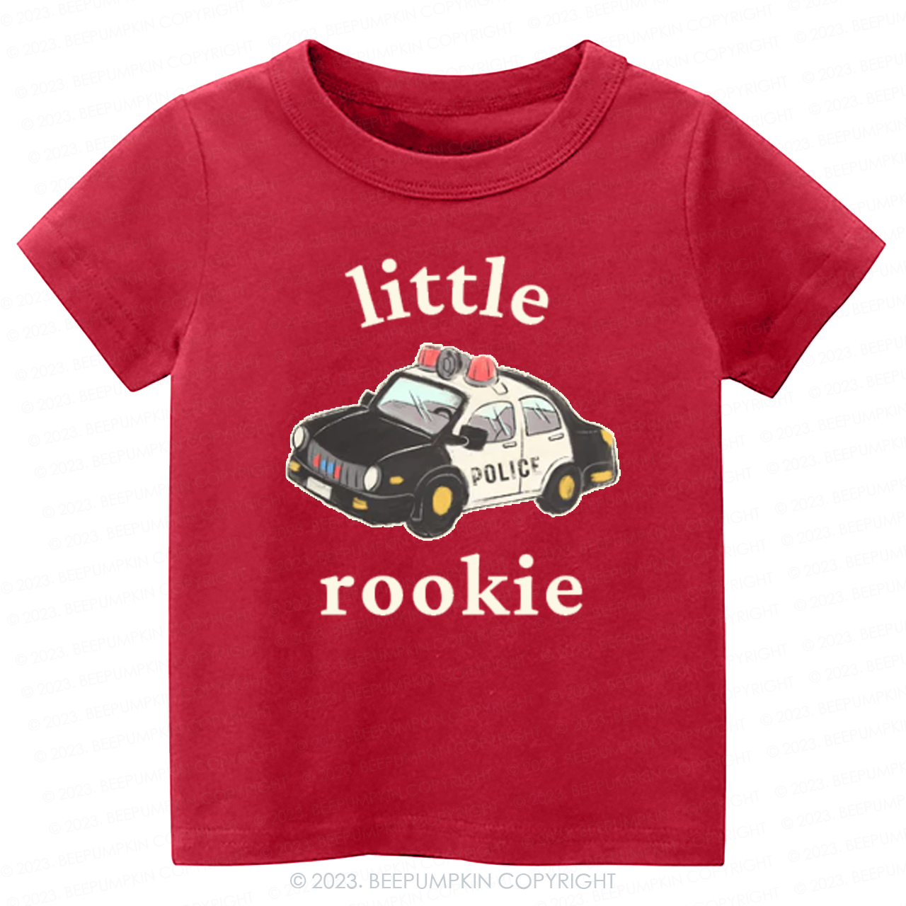 Little Rookie Police Car -Toddler Tees