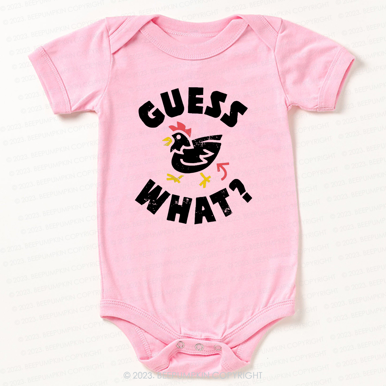 Guess What Chicken Butt Funny Hip For Baby