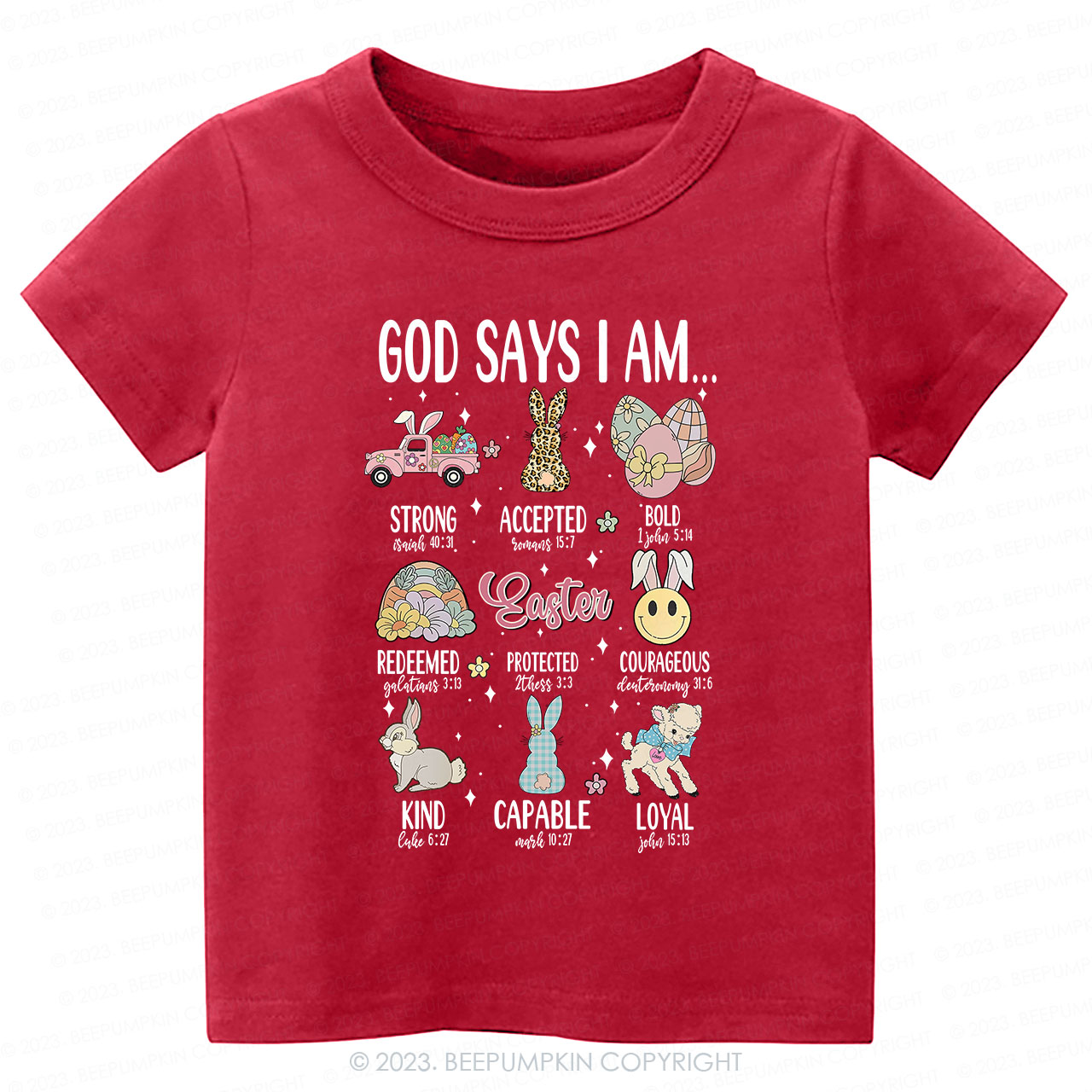 God Says I am Kind Christian -Toddler Tees