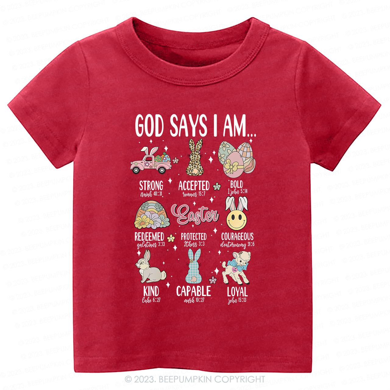 God Says I am Kind Christian -Toddler Tees
