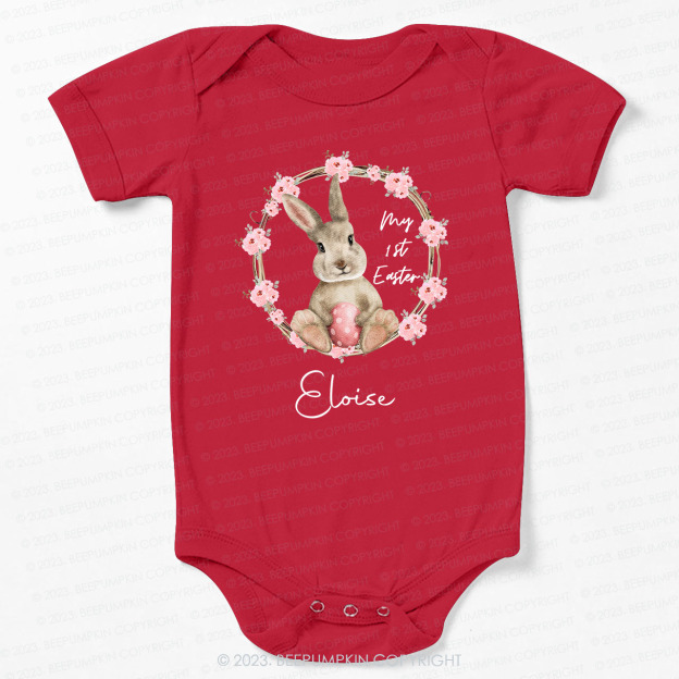 Personalized My First Easter Bunny Bodysuit For Baby