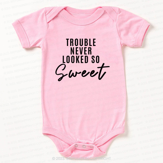 Trouble Maker Funny Bodysuit For Baby