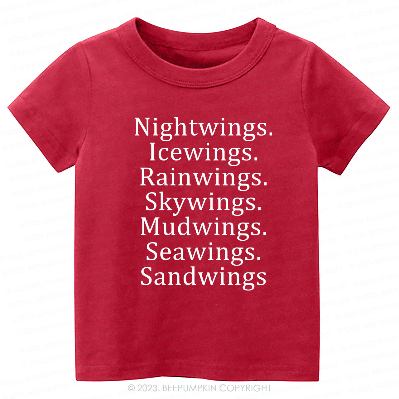 Wings Fan Dragon Books Lover Kids Shirt