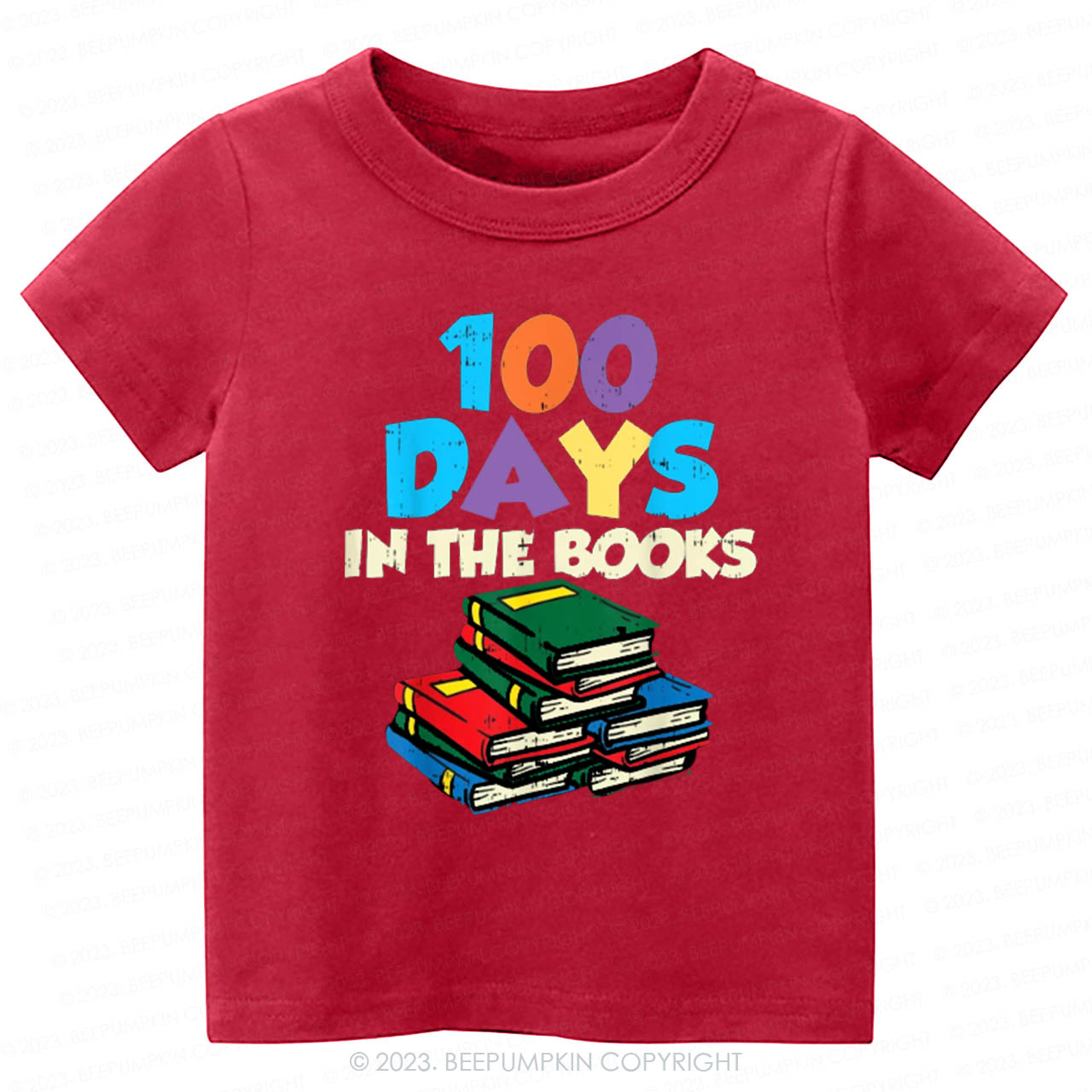 100 Days On The Books Kids Shirt