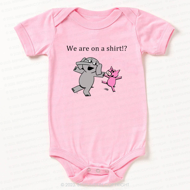 Elephant & Piggie Bodysuit For Baby