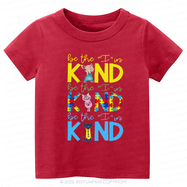 Book Characters Be The I In Kind Kids Shirt