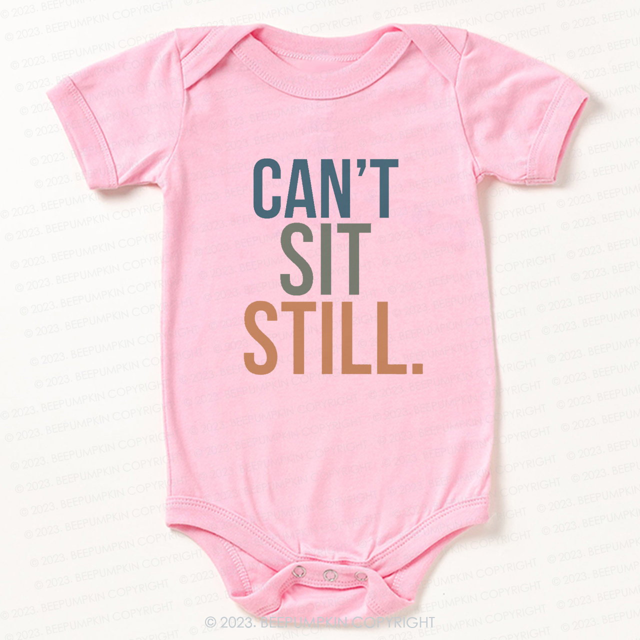 Can't Sit Still Bodysuit For Baby