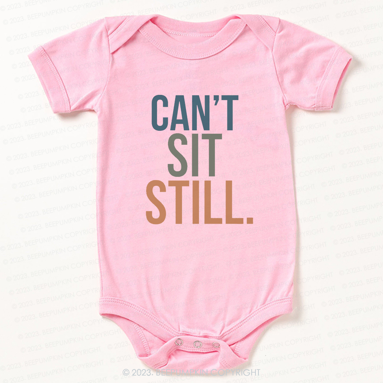 Can't Sit Still Bodysuit For Baby