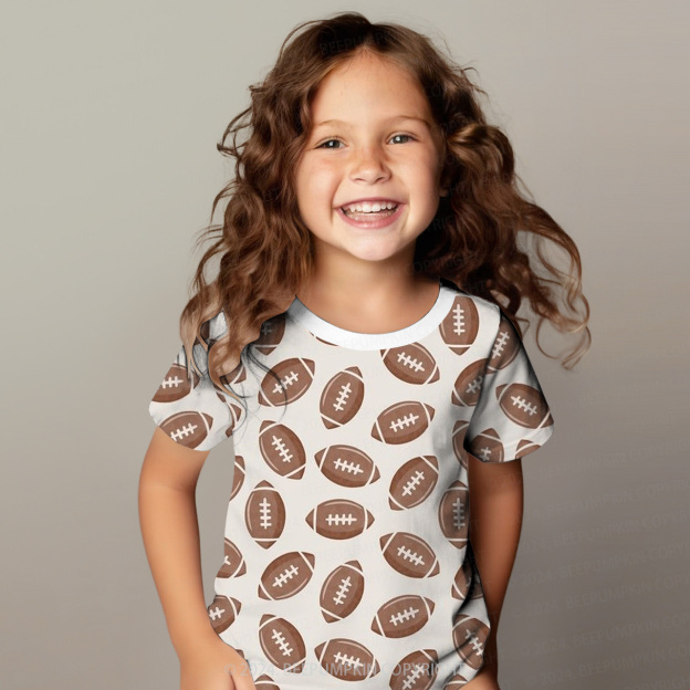 Classic Baseball All Over Print Kids Tees