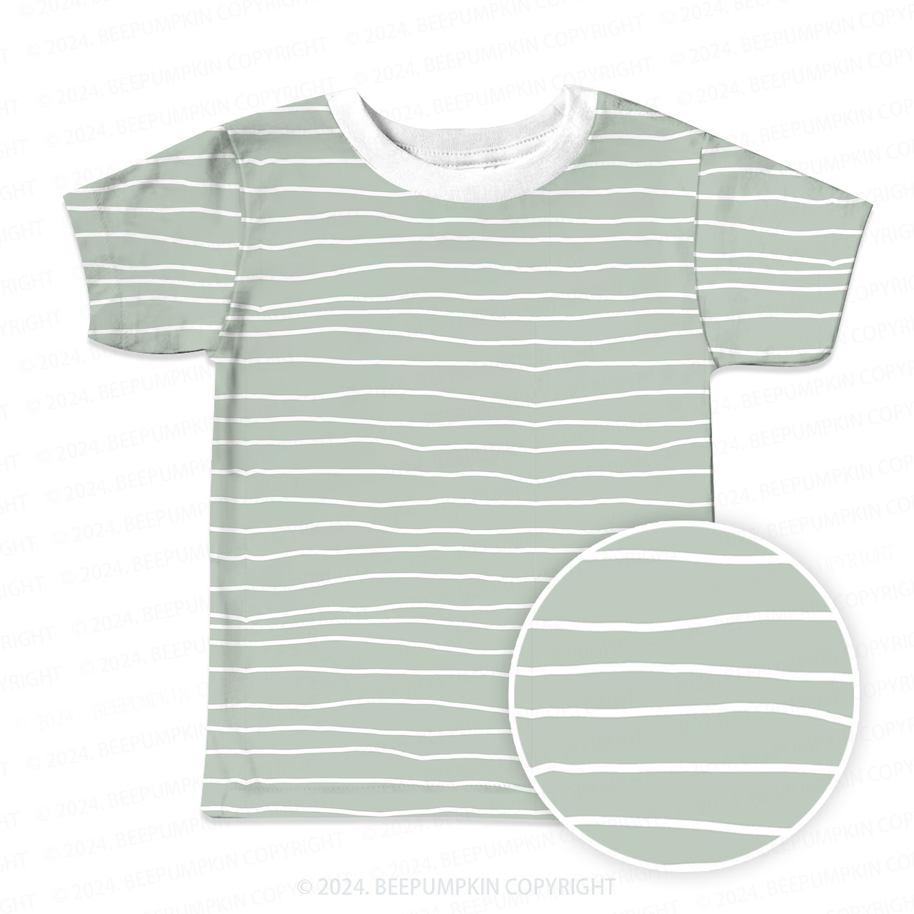 Graffiti Stripes All Over Print Kids Tees