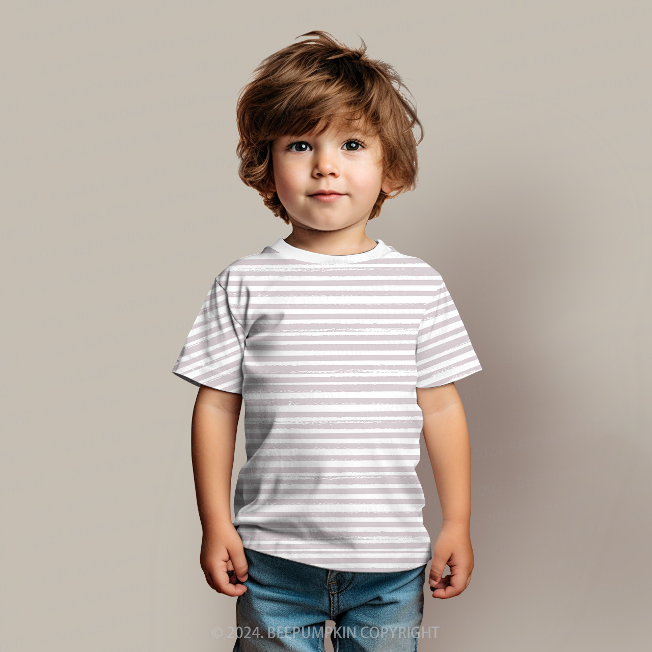 Watercolor Texture All Over Print Kids Tees