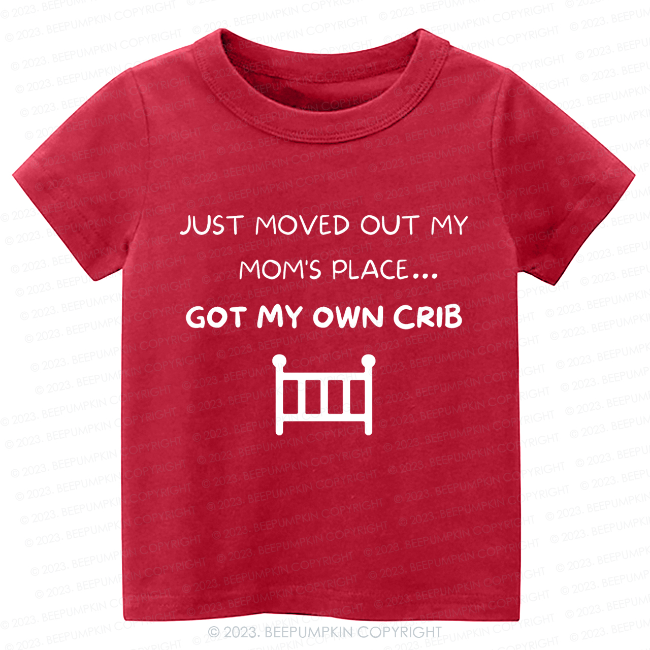 Just Moved Out My Moms  Kids Shirt