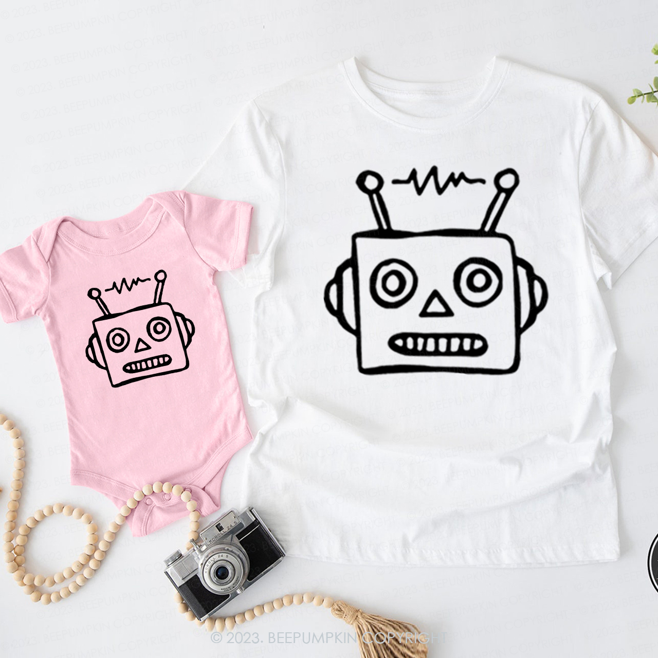 Radio Dad & Me Matching T-Shirts