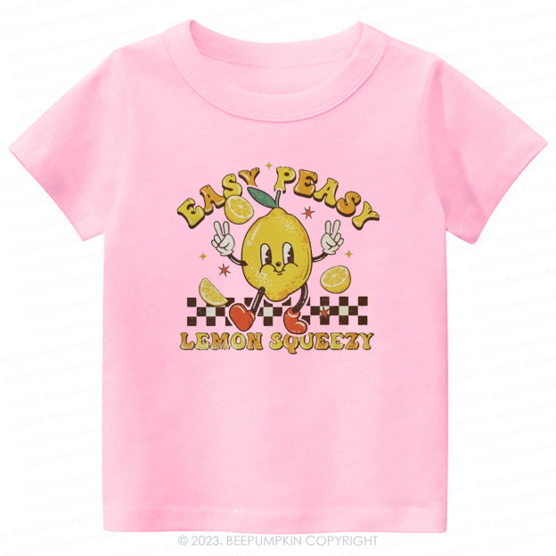 Easy Peasy Lemon Squeezy Kids Shirt