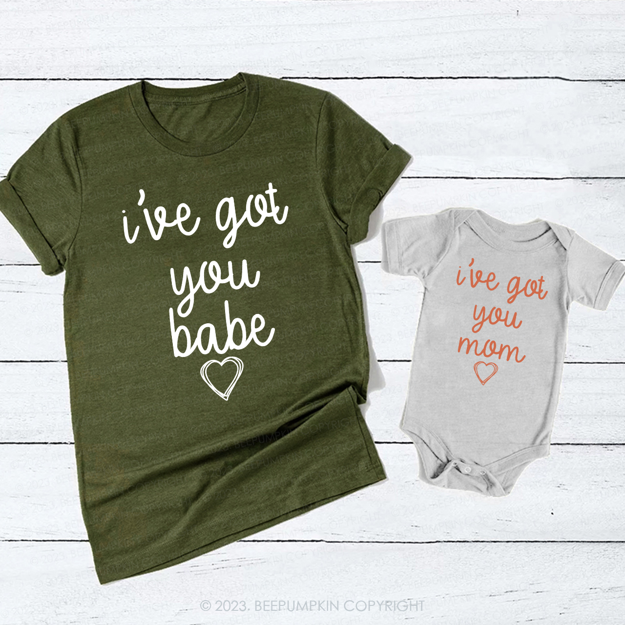 I’Ve Got You T-Shirts For Mom&Me
