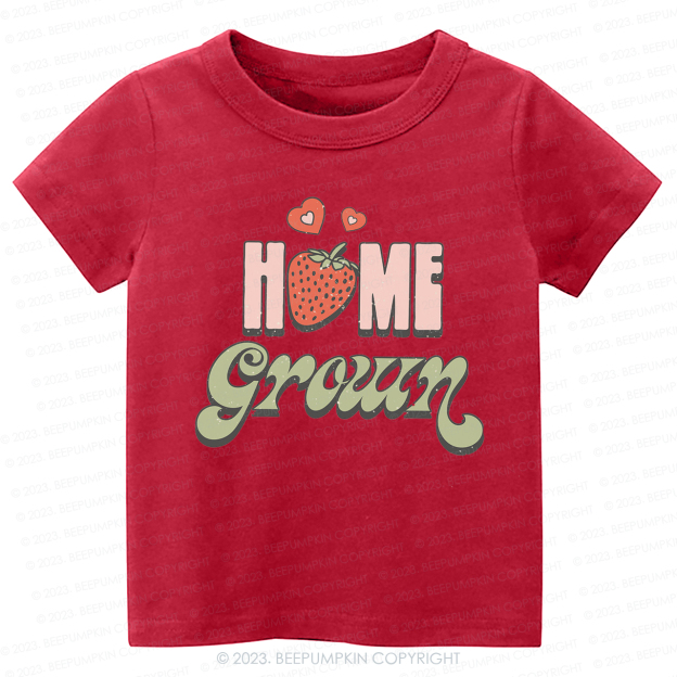 Vegan Natural Home Grown Kids Shirt