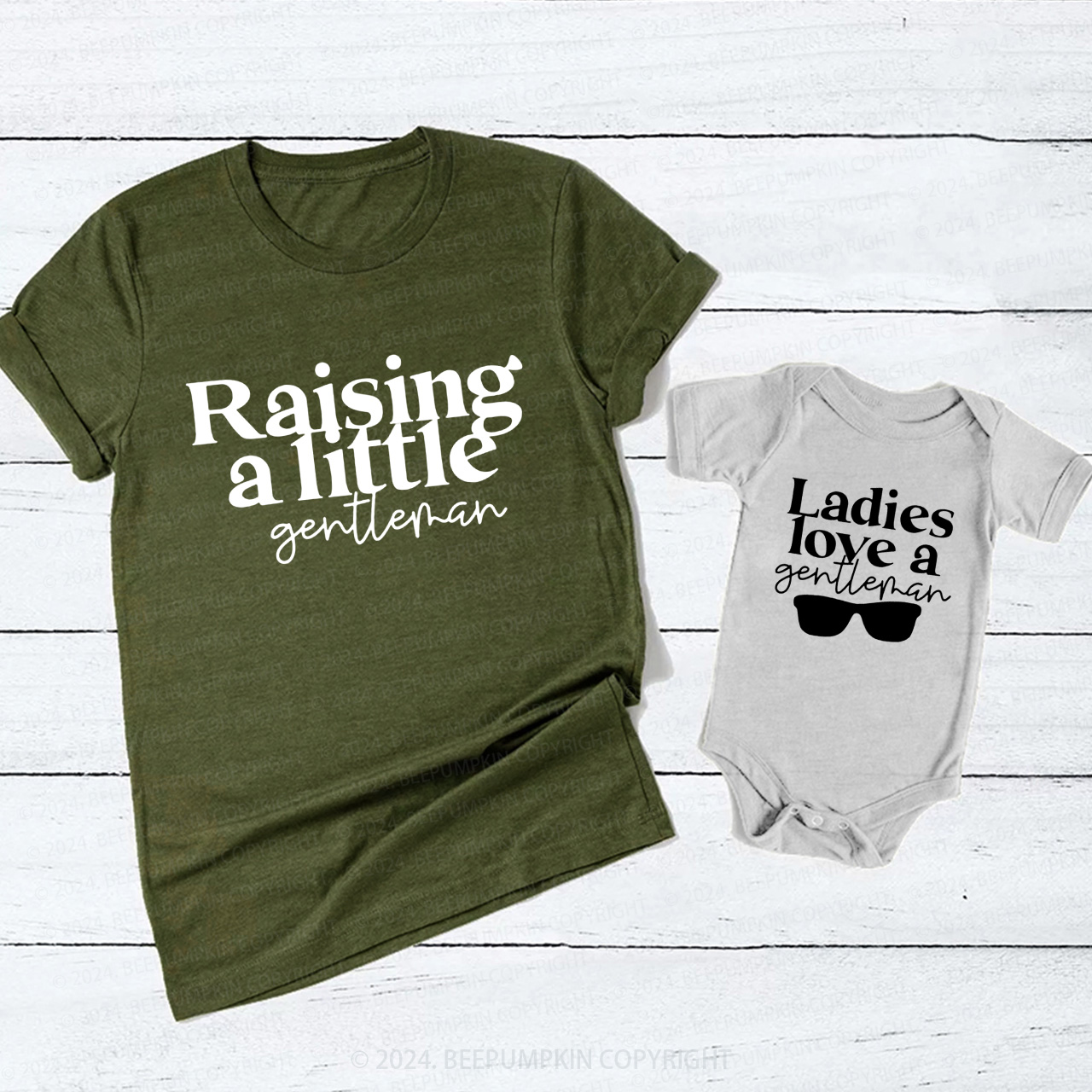 Raising Little Gentleman T-Shirts For Mom&Me
