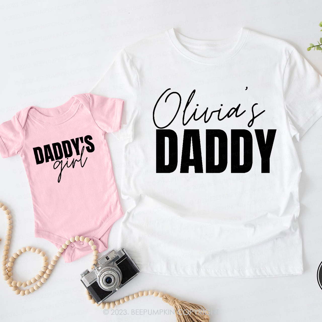 Matching Father And Daughter Dad & Me Matching T-Shirts