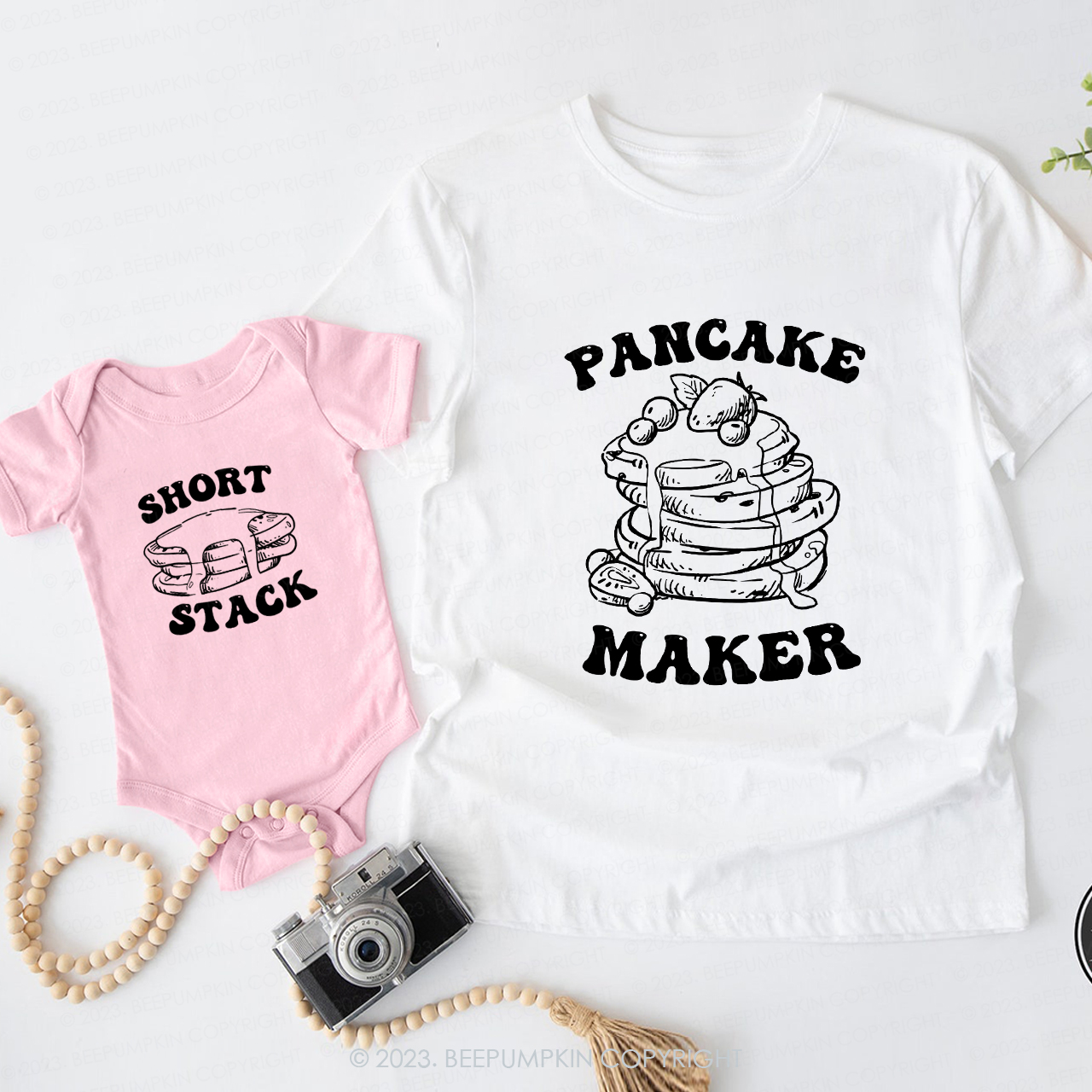 Assistant Pancake Maker Dad & Me Matching T-Shirts