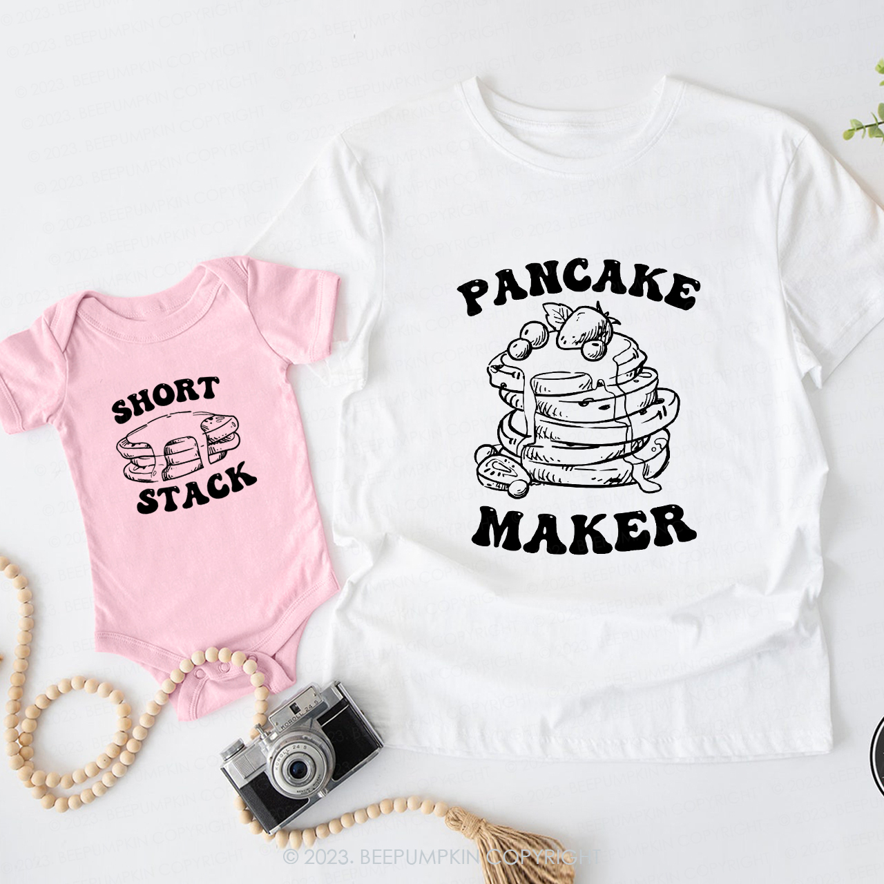 Assistant Pancake Maker Dad & Me Matching T-Shirts